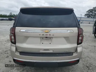 2021 Chevrolet Tahoe LT with VIN 1GNSCNKD0MR227811, listed as a Copart auction lot 54893005 with 48,150 mi miles and Salvage title. Bid and sale history available at DreamBid. Image 6.