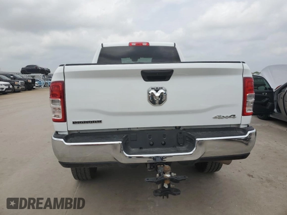 2024 Ram 2500 Big Horn with VIN 3C6UR5DL9RG156353, listed as a Copart auction lot 74147574 with 4,875 mi miles and Salvage title. Bid and sale history available at DreamBid. Image 6.