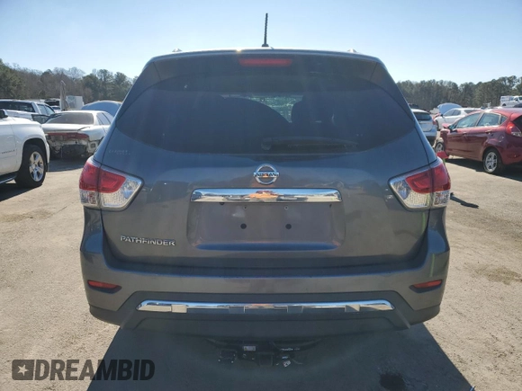 2016 Nissan Pathfinder S with VIN 5N1AR2MN5GC667968, listed as a Copart auction lot 89003405 with 156,253 mi miles and Salvage Title. Bid and sale history available at carsss.com. Image 6.