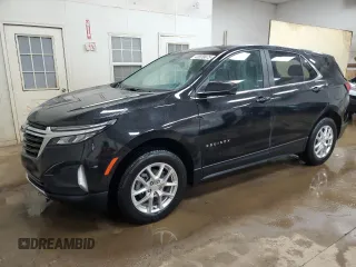 2023 Chevrolet Equinox LT with VIN 3GNAXUEG0PL147369, listed as a Copart auction lot 49589675 with 43,528 mi miles and Salvage title. Bid and sale history available at DreamBid. Image 1.