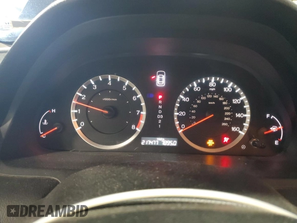 2011 Honda Accord EX with VIN 1HGCP2F7XBA031215, listed as a Copart auction lot 56638195 with 217,477 mi miles and Salvage title. Bid and sale history available at DreamBid. Image 9.