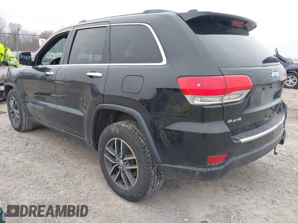 2018 Jeep Grand Cherokee Limited with VIN 1C4RJFBGXJC426778, listed as a IAAI auction lot 41913607 with 123,053 mi miles and . Bid and sale history available at DreamBid. Image 3.