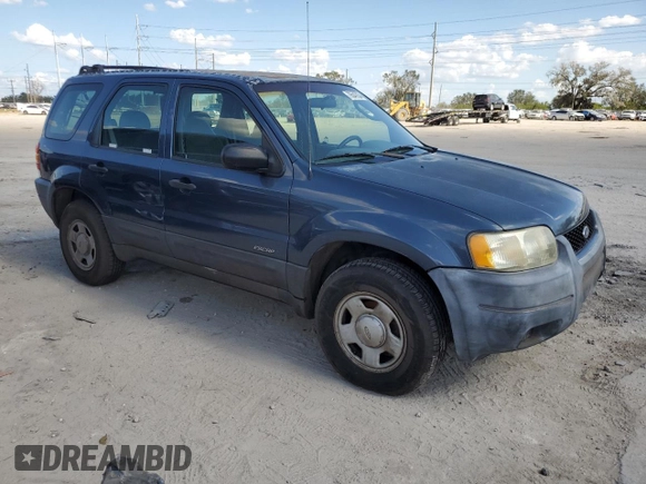 2001 Ford Escape XLS with VIN 1FMYU01BX1KB53168, listed as a Copart auction lot 76547834 with 71,025 mi miles and Salvage title. Bid and sale history available at DreamBid. Image 4.