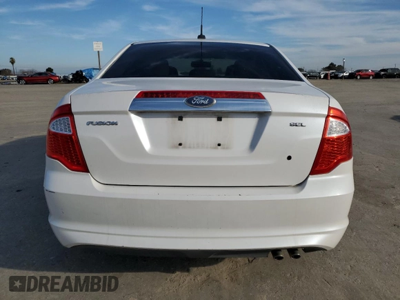 2012 Ford Fusion SEL with VIN 3FAHP0JAXCR206068, listed as a Copart auction lot 46082685 with 199,642 mi miles and Salvage Title. Bid and sale history available at DreamBid. Image 6.