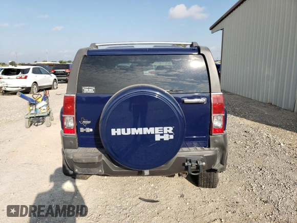 2009 Hummer H3 SUV with VIN 5GTEN13E998113280, listed as a Copart auction lot 66761454 with 63,307 mi miles and Salvage Title. Bid and sale history available at carsss.com. Image 6.