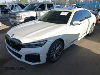 2020 BMW 7 Series 750i xDrive with VIN WBA7U2C07LGM26660, listed as a IAAI auction lot 41972591 with 30,786 mi miles. Bid and sale history available at carsss.com. Image 18.