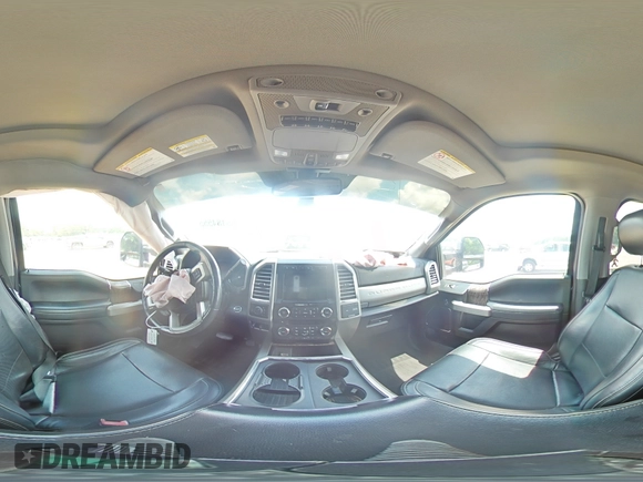 2017 Ford F-250 Lariat with VIN 1FT7W2BTXHEF07132, listed as a Copart auction lot 55184555 with Not provided miles and Salvage title. Bid and sale history available at DreamBid. Image 14.