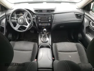 2017 Nissan Rogue S with VIN KNMAT2MV7HP559996, listed as a Copart auction lot 53954934 with 116,806 mi miles and Salvage Title. Bid and sale history available at carsss.com. Image 8.