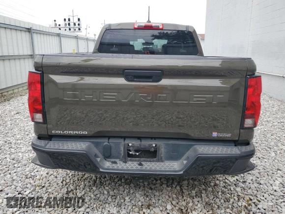 2024 Chevrolet Colorado 2WD Work Truck with VIN 1GCGSBEC1R1231469, listed as a Copart auction lot 61129055 with 14,210 mi miles and Clean title. Bid and sale history available at DreamBid. Image 6.