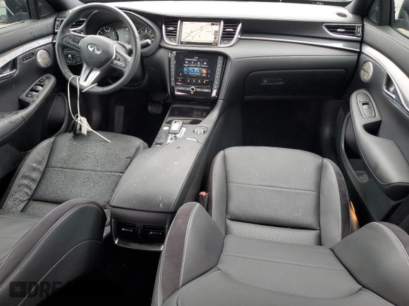 2024 Infiniti QX50 Sport with VIN 3PCAJ5FA0RF102170, listed as a Copart auction lot 58338065 with 10,871 mi miles and Salvage title. Bid and sale history available at DreamBid. Image 8.