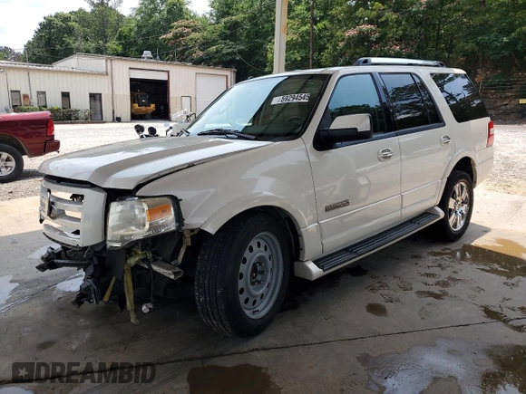 2007 Ford Expedition Limited with VIN 1FMFU195X7LA53411, listed as a Copart auction lot 59294545 with 239,943 mi miles and Salvage title. Bid and sale history available at DreamBid. Image 1.