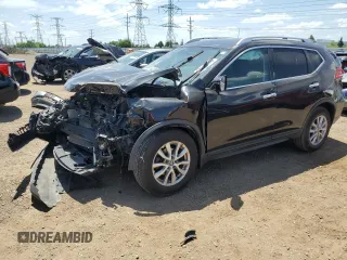 2017 Nissan Rogue SV with VIN KNMAT2MT7HP592611, listed as a Copart auction lot 62113785 with 114,559 mi miles and Salvage title. Bid and sale history available at DreamBid. Image 1.