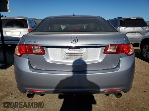 2011 Acura TSX with VIN JH4CU2F60BC012688, listed as a Copart auction lot 50041665 with 539,658 mi miles and Salvage title. Bid and sale history available at DreamBid. Image 6.