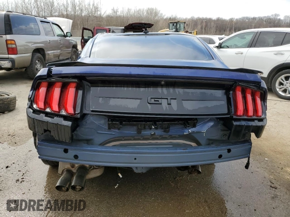 2020 Ford Mustang GT with VIN 1FA6P8CF3L5157524, listed as a Copart auction lot 48995335 with 26,505 mi miles and Non Repairable. Bid and sale history available at DreamBid. Image 6.