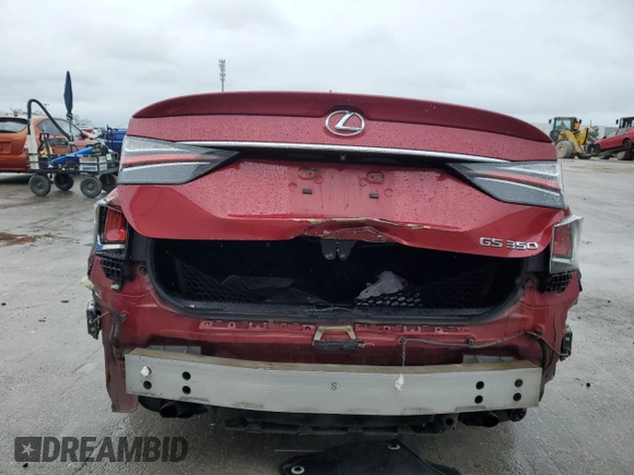 2016 Lexus GS 350 with VIN JTHBZ1BL6GA004357, listed as a Copart auction lot 42327505 with 116,224 mi miles and Salvage Title. Bid and sale history available at carsss.com. Image 6.