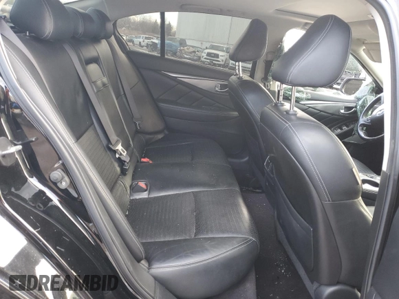 2017 Infiniti Q50 3.0t Sport with VIN JN1EV7AR9HM830609, listed as a Copart auction lot 42365495 with 84,481 mi miles and Salvage Title. Bid and sale history available at carsss.com. Image 10.