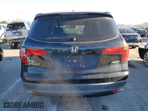 2017 Honda Pilot EX-L with VIN 5FNYF6H53HB047086, listed as a Copart auction lot 46615165 with 114,663 mi miles and Salvage Title. Bid and sale history available at DreamBid. Image 6.
