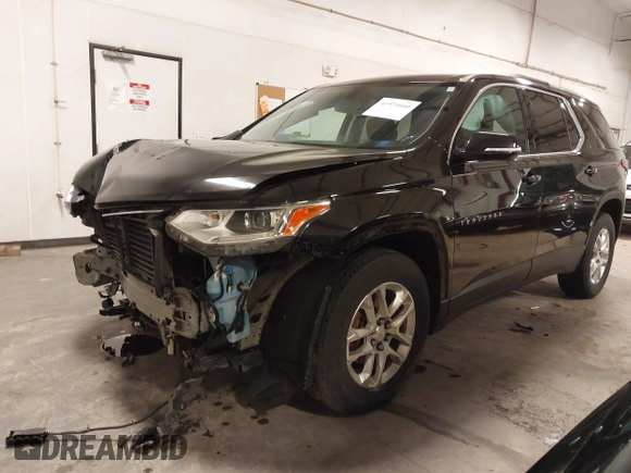 2018 Chevrolet Traverse LT Cloth z VIN 1GNEVGKW2JJ232734, wystawiony jako IAAI lot #41931040 z przebiegiem 91 580 mil mil oraz . Historia ofert i sprzedaży dostępna na DreamBid. Obrazek 20.