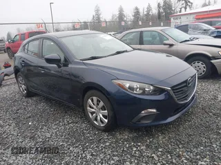 2014 Mazda 3 i Sport with VIN JM1BM1K7XE1209194, listed as a IAAI auction lot 41328803 with 154,243 mi miles. Bid and sale history available at carsss.com. Image 1.