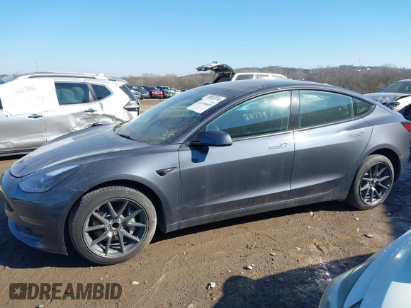 2023 Tesla Model 3 with VIN 5YJ3E1EA9PF548502, listed as a IAAI auction lot 41160649 with 28,759 mi miles and . Bid and sale history available at carsss.com. Image 13.