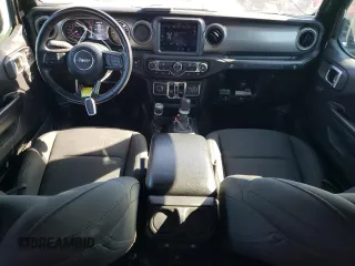 2021 Jeep Wrangler Unlimited Willys with VIN 1C4HJXDGXMW714608, listed as a Copart auction lot 47487375 with 20,260 mi miles and Clean title. Bid and sale history available at DreamBid. Image 8.