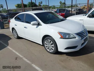 2015 Nissan Sentra S with VIN 3N1AB7AP7FY334692, listed as a IAAI auction lot 42001671 with 148,540 mi miles. Bid and sale history available at carsss.com. Image 1.