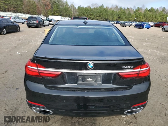 2018 BMW 7 Series 740e xDrive iPerformance with VIN WBA7J2C53JG938434, listed as a Copart auction lot 85508014 with 69,183 mi miles and Salvage Title. Bid and sale history available at carsss.com. Image 6.