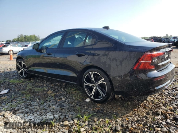 2024 Volvo S60 Core Dark Theme with VIN 7JRL12TK2RG323152, listed as a Copart auction lot 63756205 with 19,963 mi miles and Clean title. Bid and sale history available at DreamBid. Image 2.