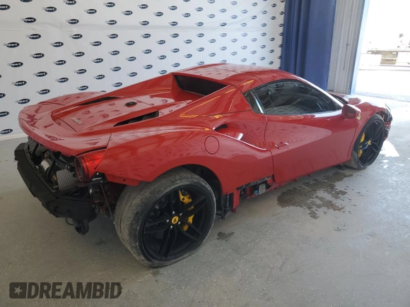 2018 Ferrari 488 z VIN ZFF80AMA2J0229536, wystawiony jako Copart lot #73699714 z przebiegiem 4 120 mil mil oraz Szkoda całkowita • Salvage title. Historia ofert i sprzedaży dostępna na DreamBid. Obrazek 3.