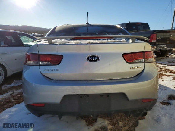 2011 Kia Forte Koup EX with VIN KNAFU6A23B5428424, listed as a Copart auction lot 88574425 with 265527 miles and Salvage Title. Bid and sale history available at carsss.com. Image 6.
