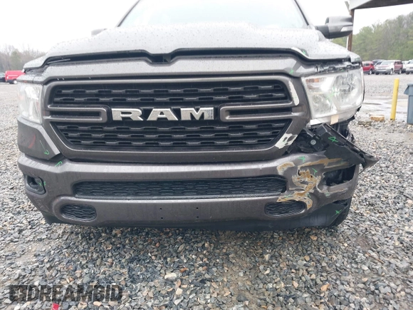 2022 Ram 1500 Big Horn with VIN 1C6RREFG6NN337093, listed as a IAAI auction lot 41619033 with 58,264 mi miles and . Bid and sale history available at DreamBid. Image 17.