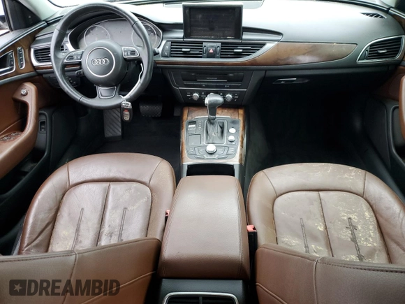 2013 Audi A6 Premium Plus with VIN WAUDFAFC2DN011787, listed as a Copart auction lot 58826175 with Not provided miles and Salvage title. Bid and sale history available at DreamBid. Image 8.