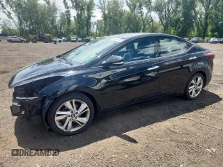 2015 Hyundai Elantra SE with VIN 5NPDH4AE2FH642419, listed as a Copart auction lot 64418735 with 109,503 mi miles and Salvage title. Bid and sale history available at DreamBid. Image 1.