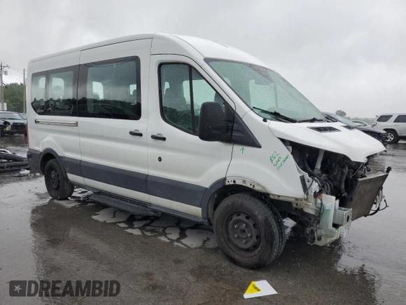 2019 Ford Transit Passenger XL with VIN 1FBAX2CM1KKA00739, listed as a Copart auction lot 58365955 with 52,725 mi miles and Salvage title. Bid and sale history available at DreamBid. Image 4.