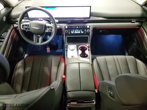 2025 Genesis GV80 Standard with VIN KMUHFESB7SU241625, listed as a Copart auction lot 42236975 with 6,931 mi miles and Clean Title. Bid and sale history available at carsss.com. Image 8.