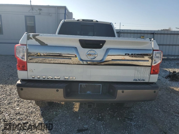2016 Nissan Titan XD Platinum Reserve with VIN 1N6BA1F47GN510930, listed as a Copart auction lot 82561154 with 146,989 mi miles and Salvage Title. Bid and sale history available at carsss.com. Image 6.