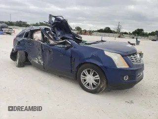 2013 Cadillac SRX Premium Collection with VIN 3GYFNEE3XDS587070, listed as a Copart auction lot 53607375 with Not provided miles and Salvage title. Bid and sale history available at DreamBid. Image 4.