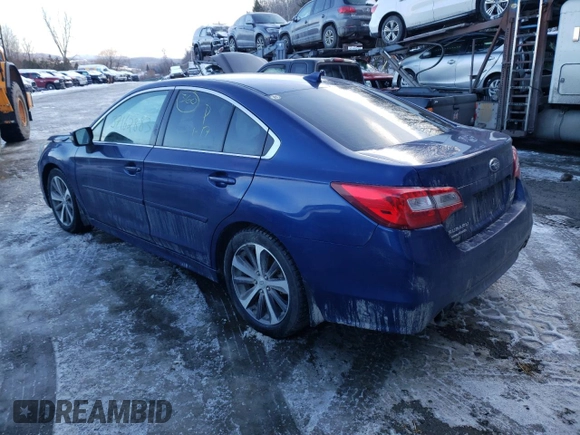 2016 Subaru Legacy 2.5i Limited with VIN 4S3BNAN69G3059277, listed as a Copart auction lot 37162883 with 122,236 mi miles. Bid and sale history available at carsss.com. Image 2.