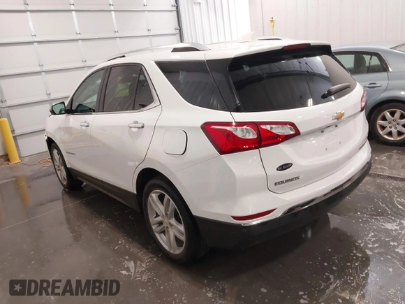 2019 Chevrolet Equinox Premier with VIN 2GNAXXEV3K6265784, listed as a IAAI auction lot 42084939 with 65,933 mi miles and . Bid and sale history available at DreamBid. Image 3.