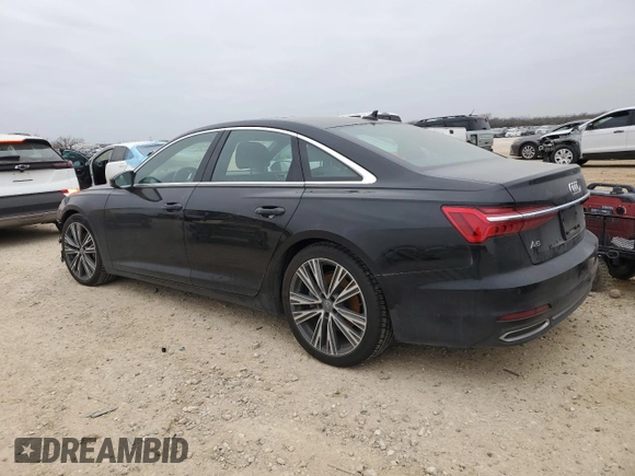 2019 Audi A6 Premium with VIN WAUD8AF2XKN130525, listed as a Copart auction lot 45098365 with 56,793 mi miles and Salvage Title. Bid and sale history available at carsss.com. Image 2.