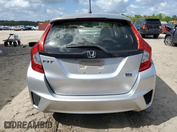 2016 Honda Fit LX with VIN JHMGK5H52GX039470, listed as a Copart auction lot 51594595 with 0 mi miles and Salvage Title. Bid and sale history available at carsss.com. Image 6.