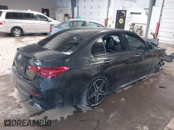 2022 Mercedes-Benz C 300 with VIN W1KAF4HB5NR013111, listed as a IAAI auction lot 41595788 with 24,248 mi miles and . Bid and sale history available at DreamBid. Image 4.