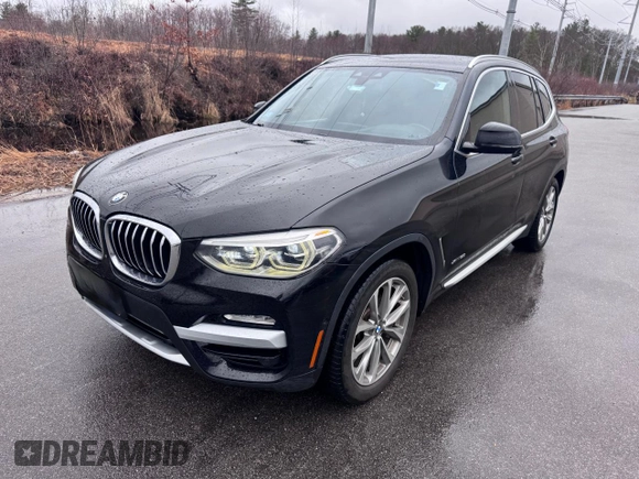 2018 BMW X3 xDrive30i with VIN 5UXTR9C57JLC77695, listed as a Copart auction lot 52807535 with 121,471 mi miles and Clean Title. Bid and sale history available at carsss.com. Image 2.