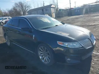 2010 Lincoln MKS with VIN 1LNHL9ER7AG614750, listed as a IAAI auction lot 41999684 with 190,000 mi miles. Bid and sale history available at carsss.com. Image 1.
