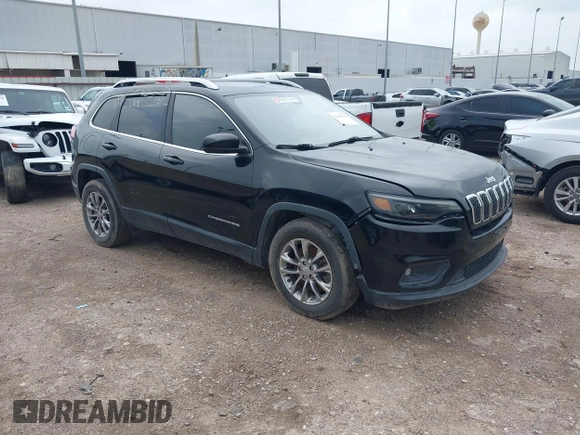 2019 Jeep Cherokee Latitude Plus with VIN 1C4PJLLB4KD176071, listed as a IAAI auction lot 42638016 with 99,401 mi miles and . Bid and sale history available at DreamBid. Image 1.