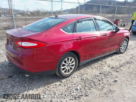 2015 Ford Fusion S with VIN 3FA6P0G72FR190407, listed as a IAAI auction lot 41875138 with 109,180 mi miles. Bid and sale history available at carsss.com. Image 4.