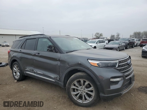 2020 Ford Explorer XLT z VIN 1FMSK8DH4LGB63954, wystawiony jako Copart lot #52494755 z przebiegiem 57 864 mil mil oraz Szkoda całkowita • Salvage title. Historia ofert i sprzedaży dostępna na DreamBid. Obrazek 4.