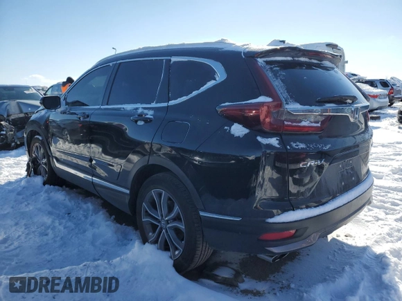 2022 Honda CR-V Touring with VIN 7FARW2H98NE002287, listed as a Copart auction lot 44638575 with 37,800 mi miles and Salvage Title. Bid and sale history available at carsss.com. Image 2.
