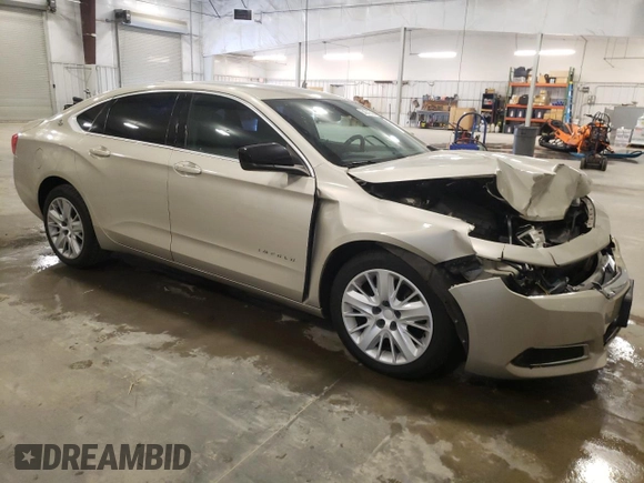 2015 Chevrolet Impala LS with VIN 2G11Z5SLXF9226133, listed as a Copart auction lot 54341745 with 111,852 mi miles and Salvage Title. Bid and sale history available at DreamBid. Image 4.