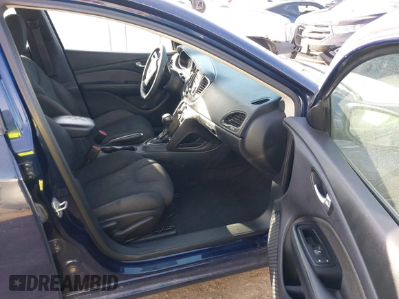 2013 Dodge Dart SE with VIN 1C3CDFAA7DD127715, listed as a IAAI auction lot 41579206 with 142,810 mi miles and . Bid and sale history available at carsss.com. Image 5.
